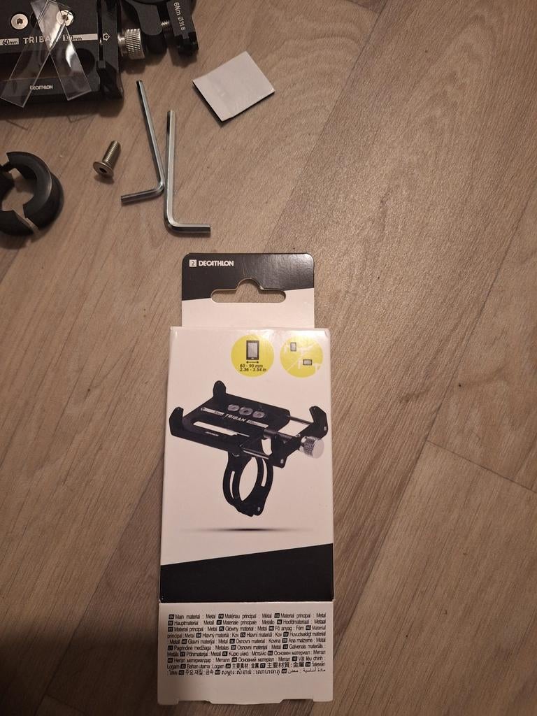 Telefoonhouder fiets nieuw, Ophalen of Verzenden, Nieuw, Rvs, Slot