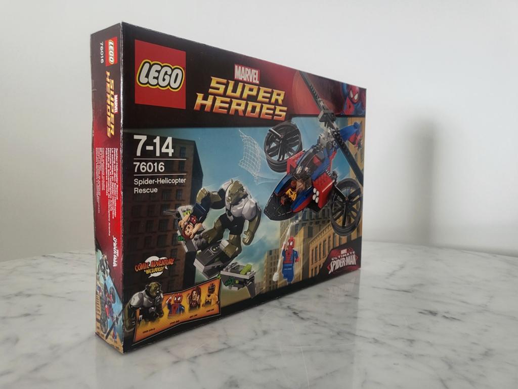 Lego Marvel Super Heroes 76016 Spider-Helicopter Rescue, Marvel, Lego, Nieuw, Ophalen of Verzenden