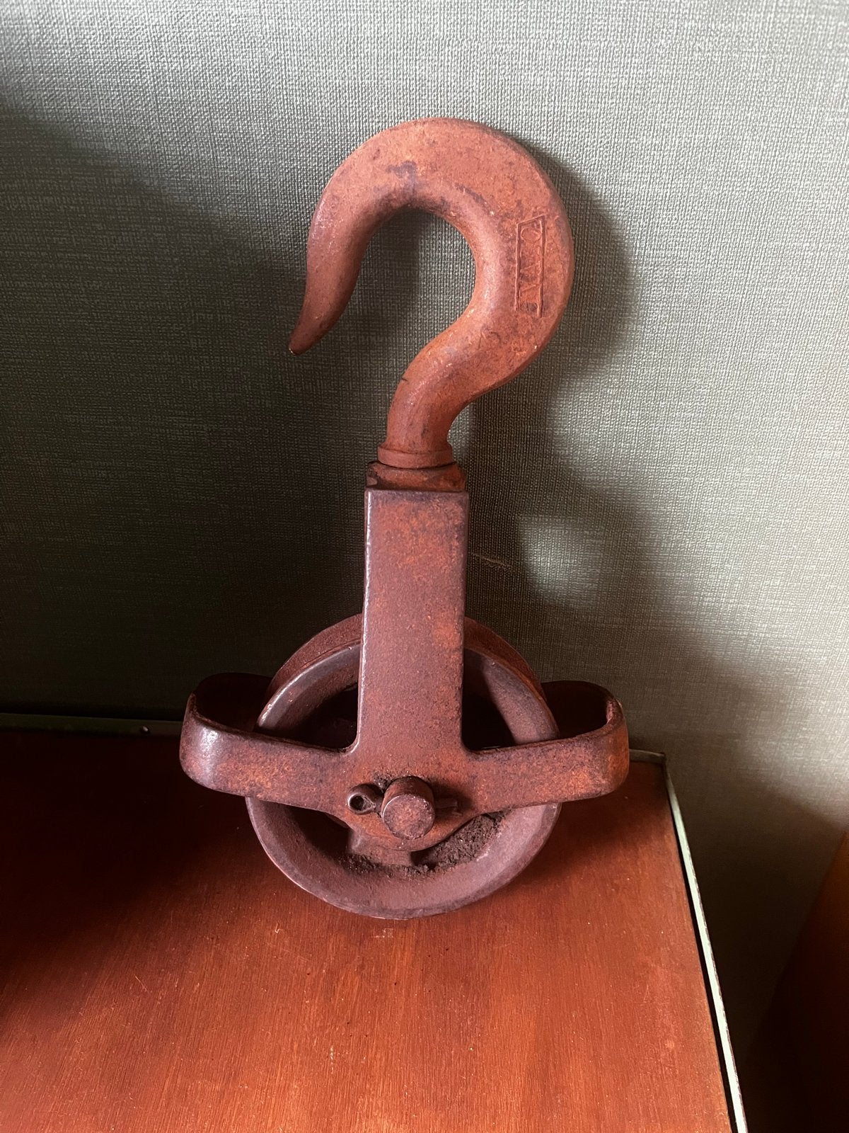Zwaar Katrol met Haak - 28 cm, Ophalen of Verzenden