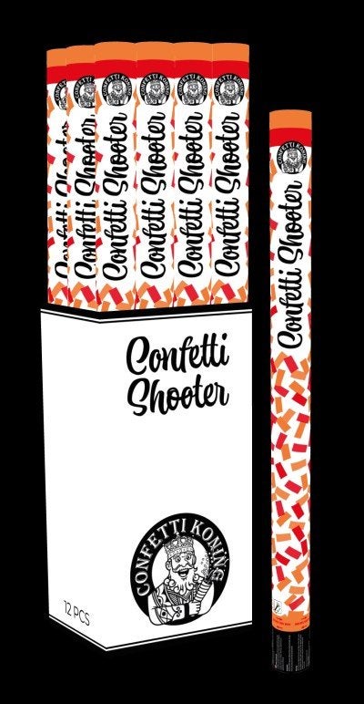 Confetti Shooters - 6 stuks voor elk feest!, Ophalen of Verzenden, Nieuw, Feestartikel, Overige