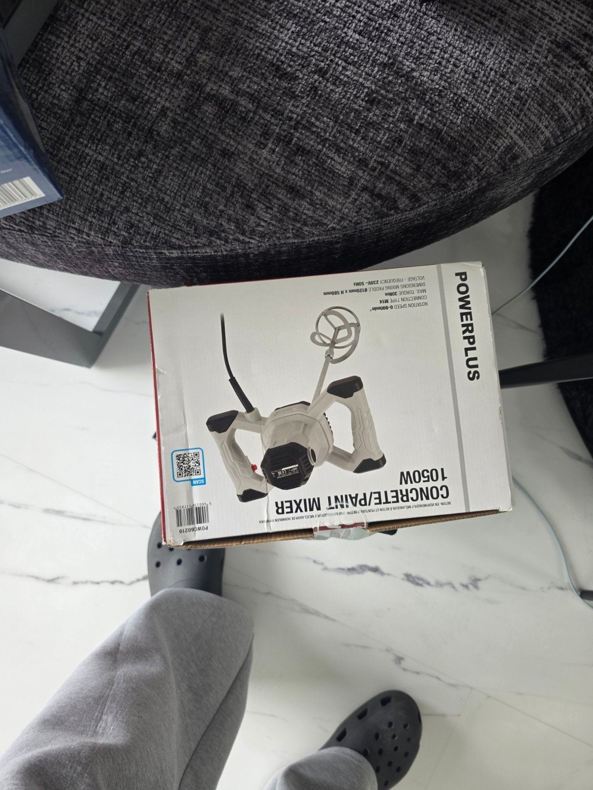Powerplus Beton/Verfmixer 1050W, Ophalen of Verzenden, Nieuw, Overige typen, Overige merken
