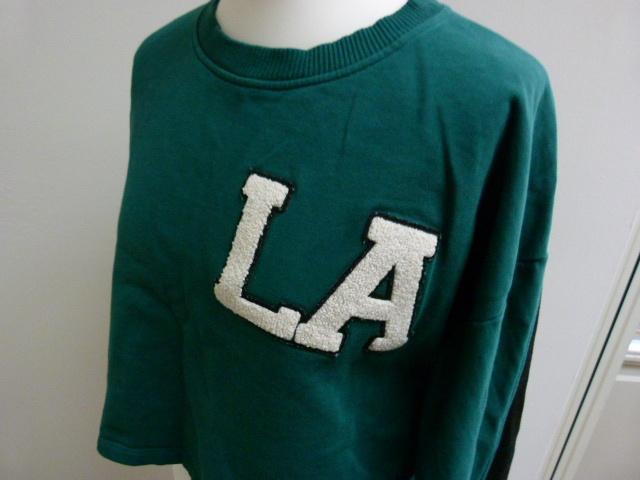 Korte wijdvallende sweater trui ZARA S 36 groen zwart LA, Zara, Ophalen of Verzenden, Zo goed als nieuw, Maat 36 (S)