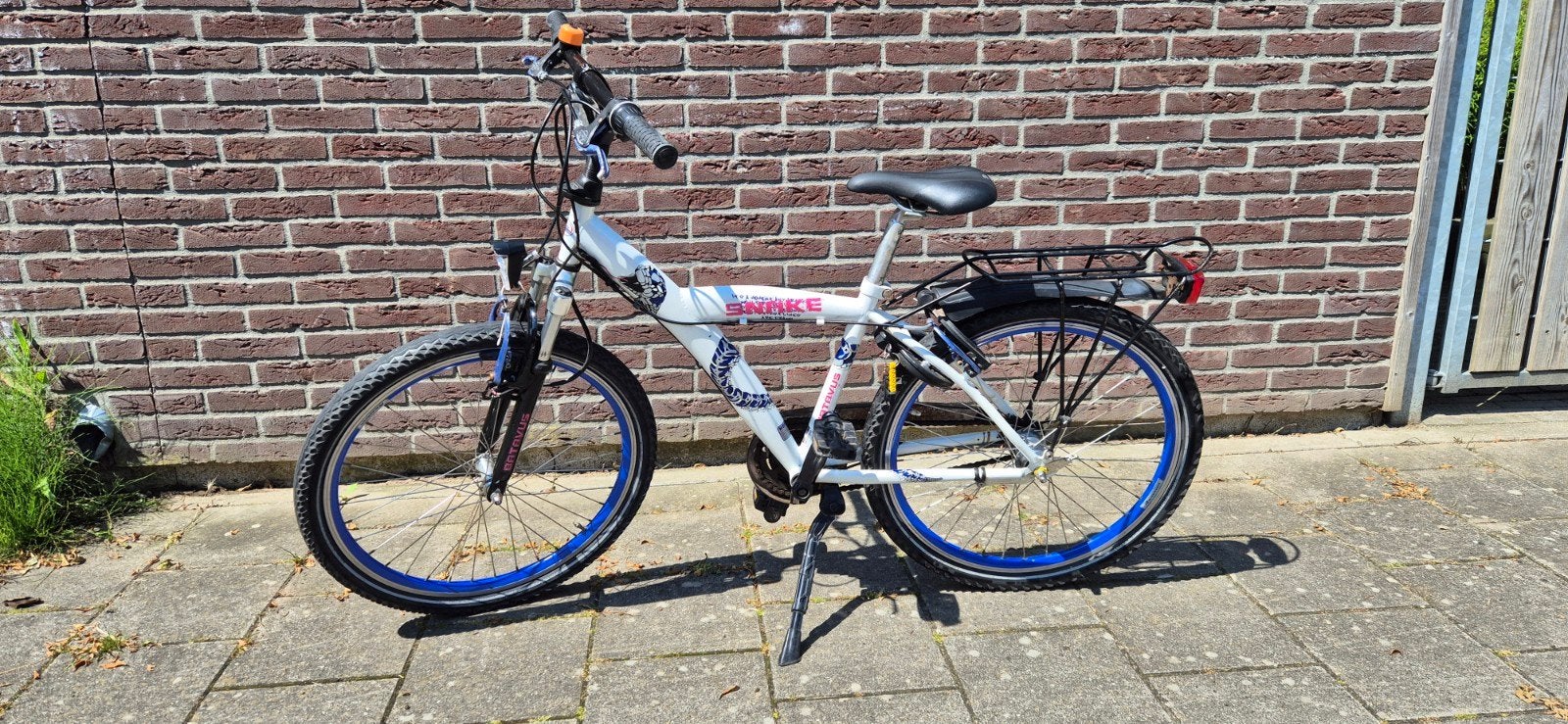 Batavus Snake kinderfiets 24 inch, 3 versnellingen, Ophalen, Gebruikt, Batavus, Terugtraprem