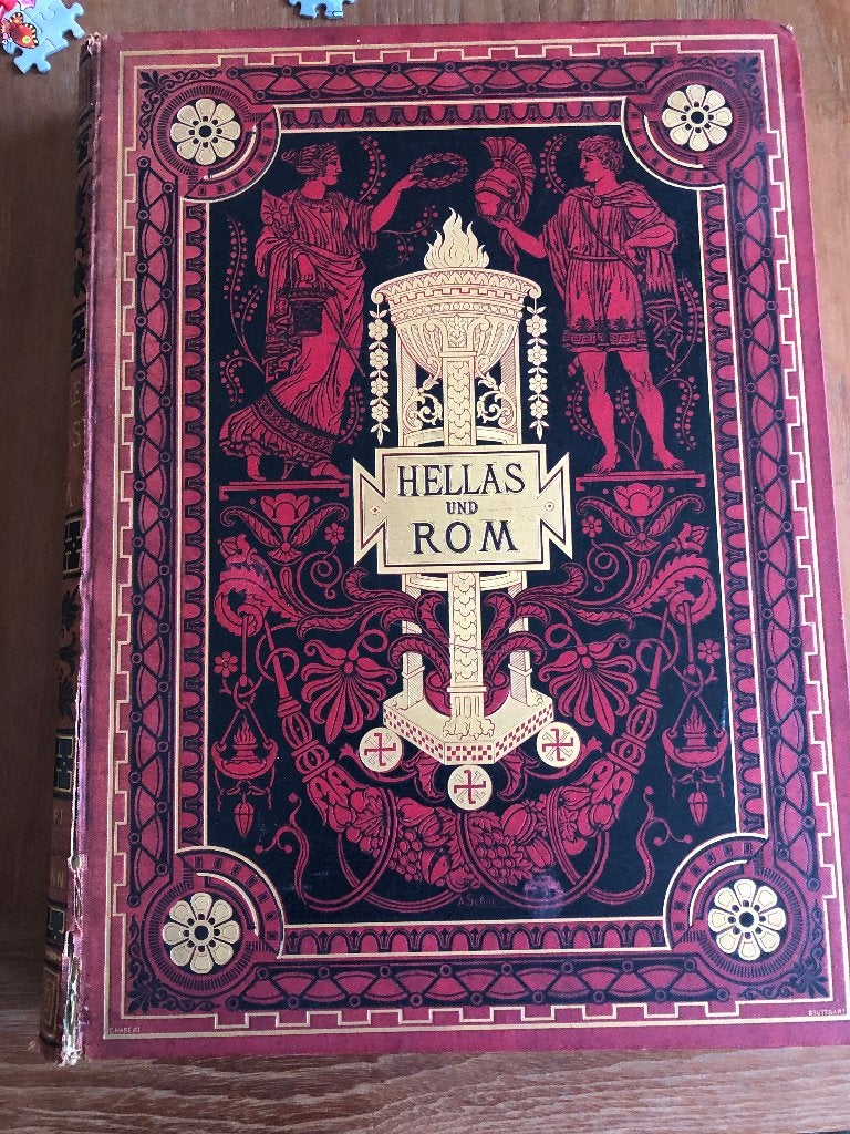 1878 Zeer fraai. Hellas und Rom, Eine Culturgeschichte von, Verzenden, Jakob von Falke