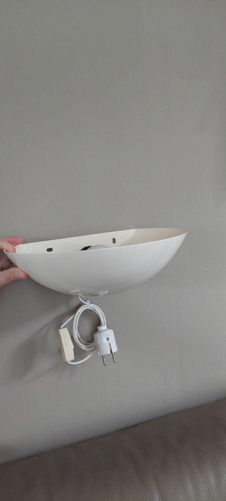 wandlamp Vrieland Design 1504 - Made In Holland - Space Age, Gebruikt, Up-/downlighter, Ophalen of Verzenden, Metaal