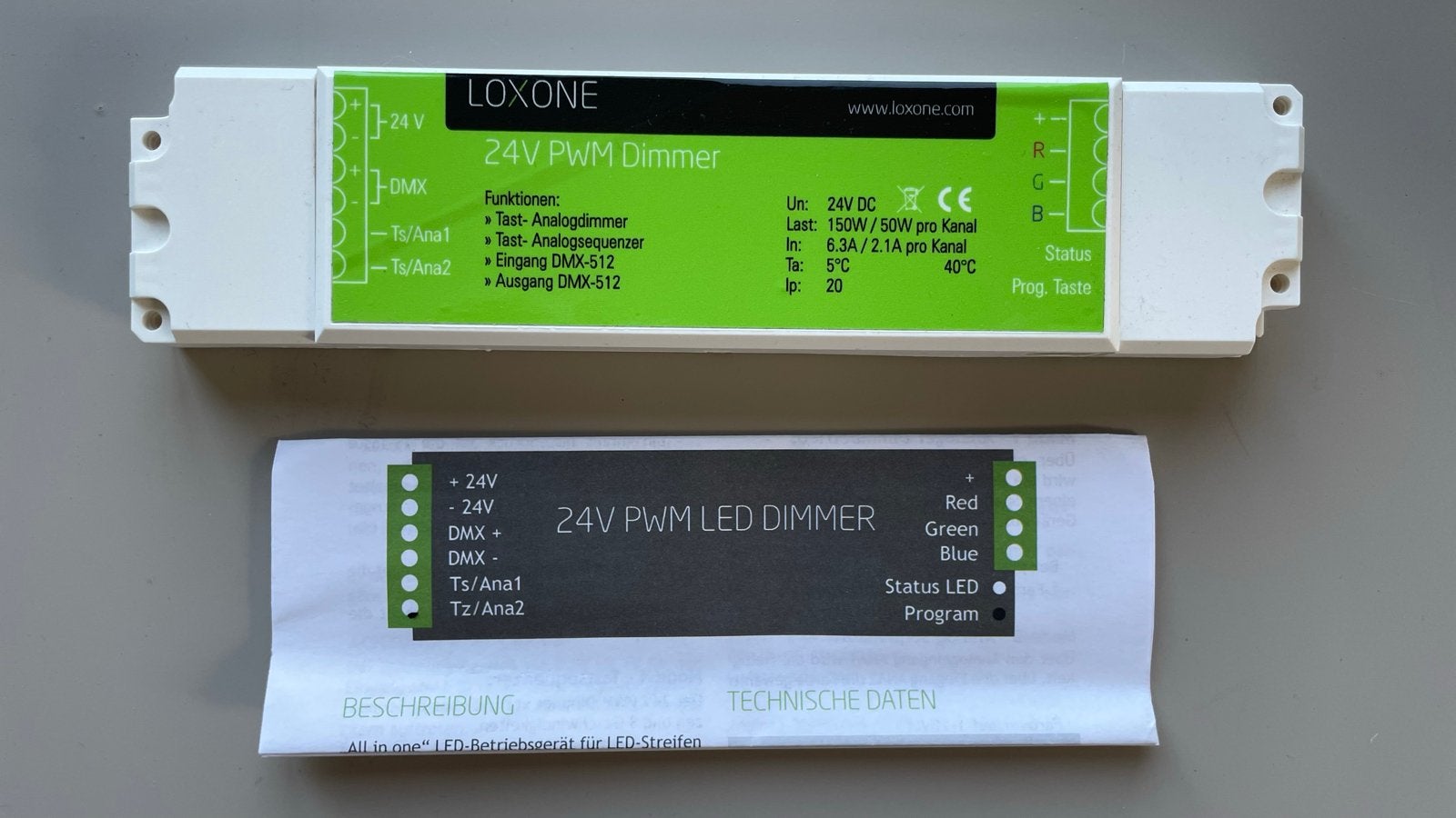Loxone 24V PWM Dimmer, Ophalen of Verzenden, Zo goed als nieuw, Overige merken, Dimmer