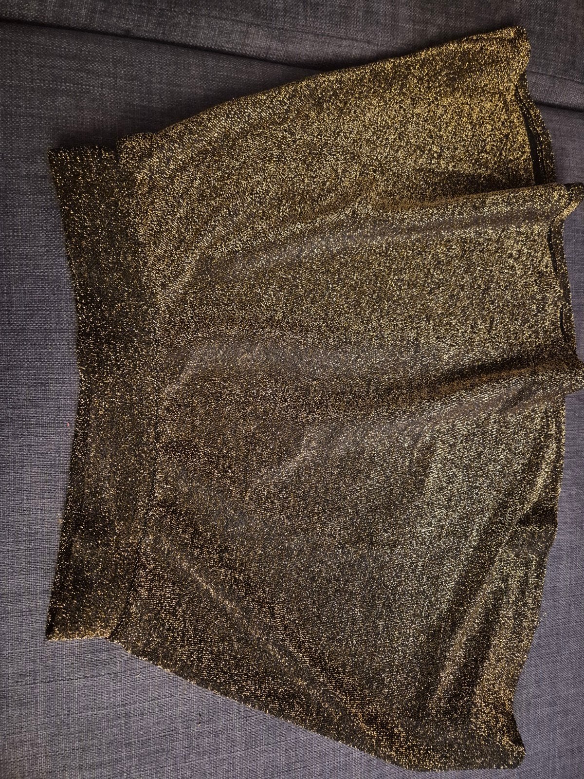 Nieuwe gouden glitter rok maat 146/152, Ophalen, Zeeman, Meisje, Nieuw