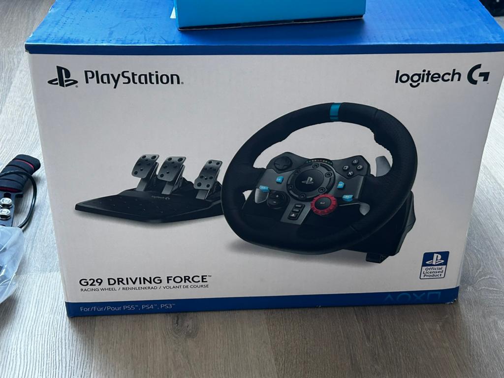 Logitech g29 stuur, shifter, handrem, Spelcomputers en Games, Spelcomputers | Sony PlayStation Consoles | Accessoires, Ophalen