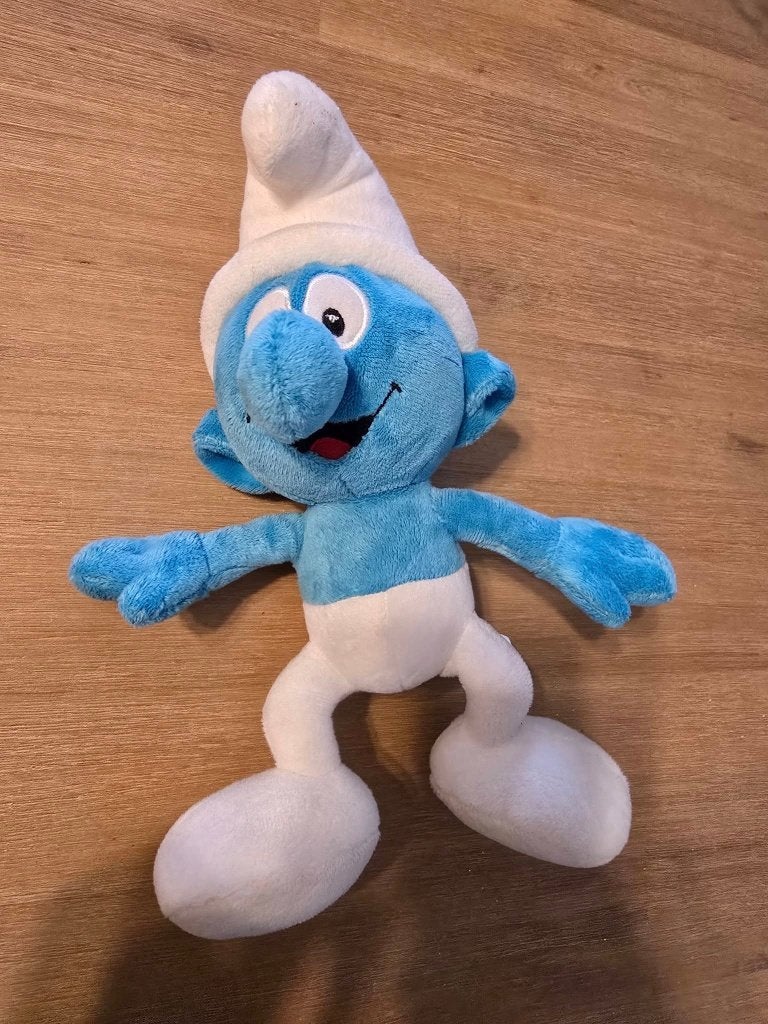 Smurfen knuffels - Smurfin en Grote Smurf, Gebruikt, Overige merken, Overige karakters, Overige typen