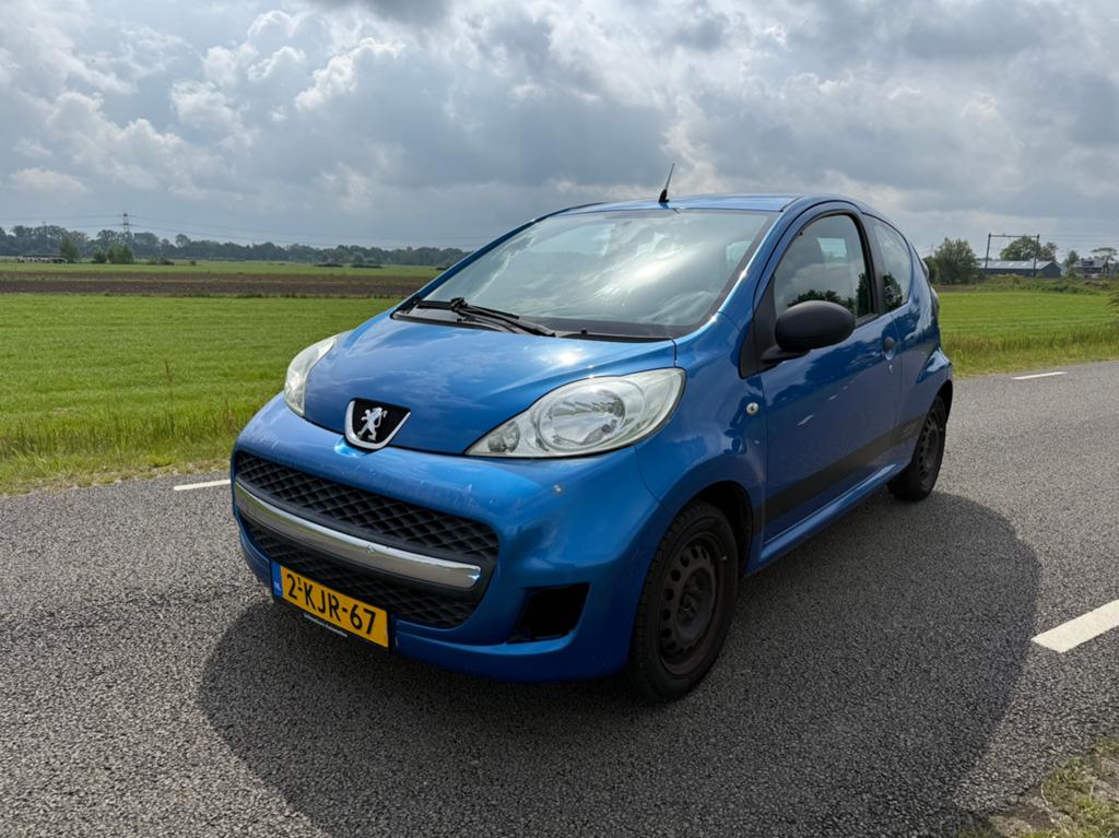 Peugeot 107 1.0 Blauw nieuwe apk, Voorwielaandrijving, Stof, 68 pk, Metallic lak