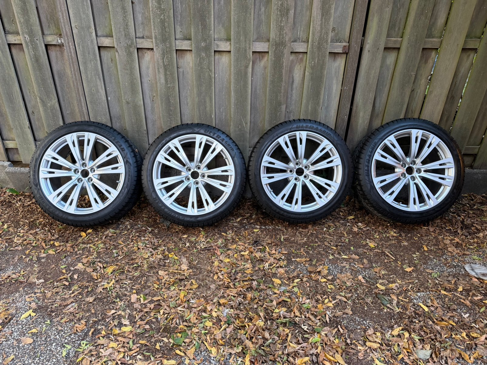 Origineel Audi A8 20 inch winterset, Gebruikt, 265 mm, Banden en Velgen, Personenwagen