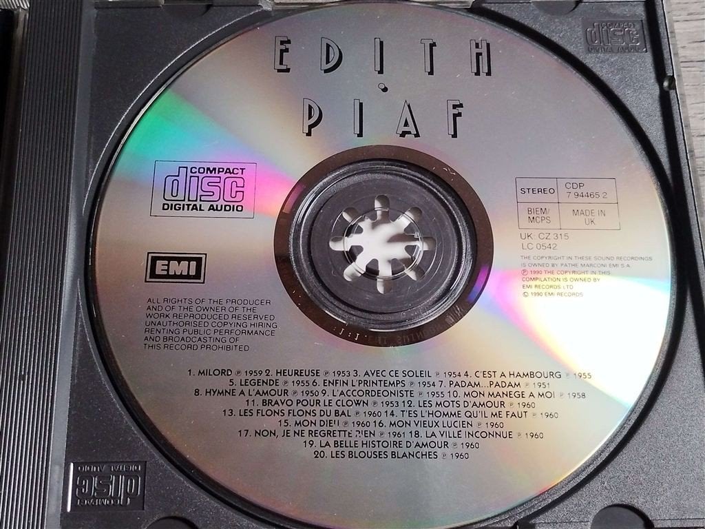 Edith Piaf – Edith Piaf At The Paris Olympia, Cd's en Dvd's, Cd's | Wereldmuziek, Ophalen of Verzenden, Zo goed als nieuw