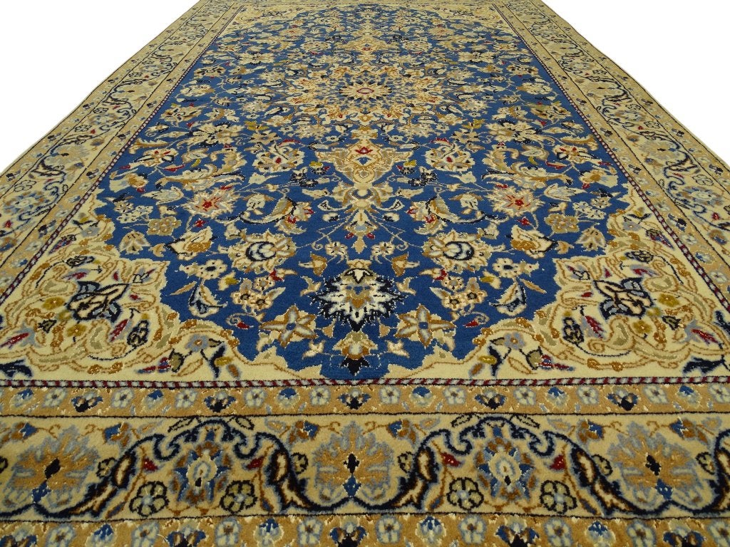 Perzisch tapijt - Nain met Zijde- 235 x 144 cm -Handgeknoopt, -, Verzenden, -, 200 cm of meer