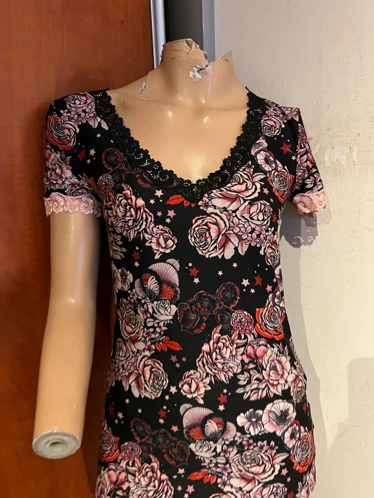 Just Cavalli  top maat m it 44 origineel zgan, Maat 38/40 (M), Zwart, G, Ophalen of Verzenden