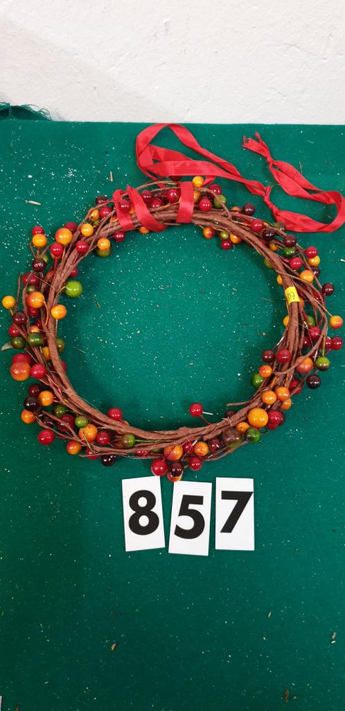 857 krans met bessen, Diversen, Kerst, Ophalen of Verzenden, 'T Olde Gre-j, Info@toldegrej.nl, Endepoelstraat 20f Didam