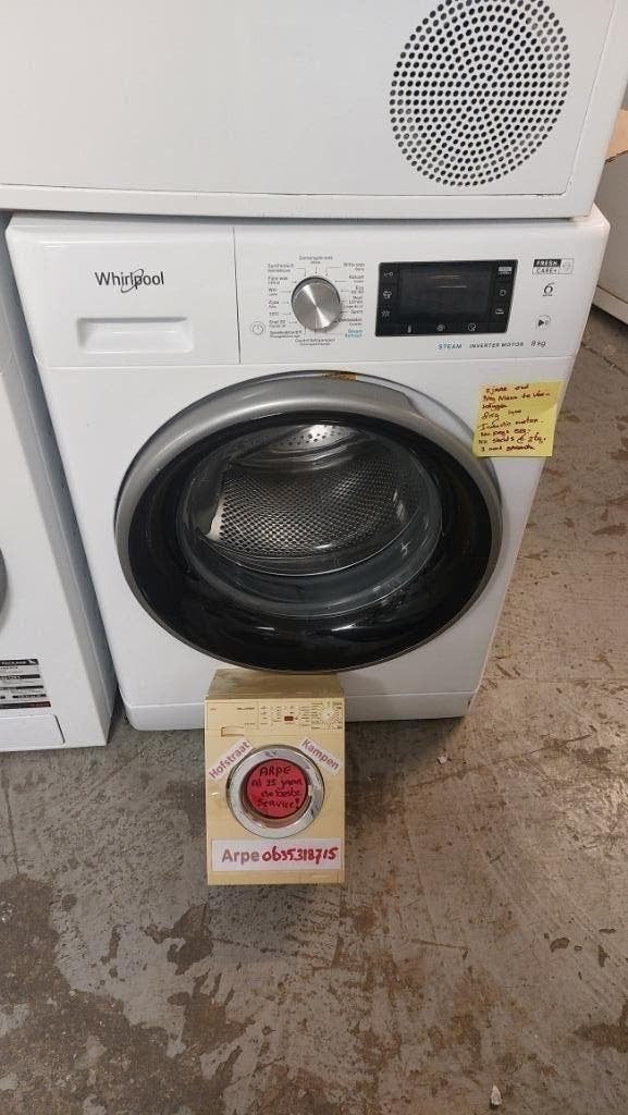 8kg whirpool 1400 INDUCTIE Arpe Kampen v529v269 0635318715, Witgoed en Apparatuur, Ophalen, 8 tot 10 kg, Refurbished, 1600 toeren of meer