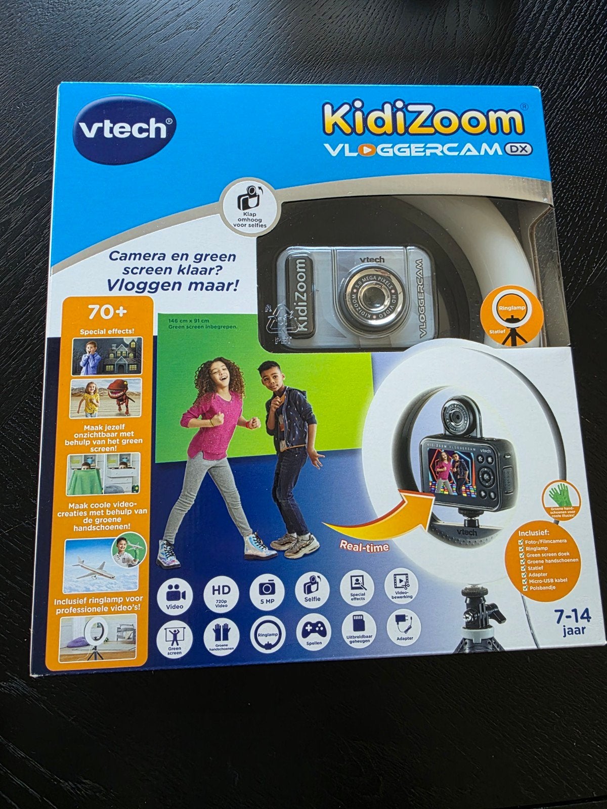 NIEUW: VTech KidiZoom Vloggercam DX | Ringlamp + GreenScreen, Kinderen en Baby's, Ophalen of Verzenden, 6 jaar of ouder