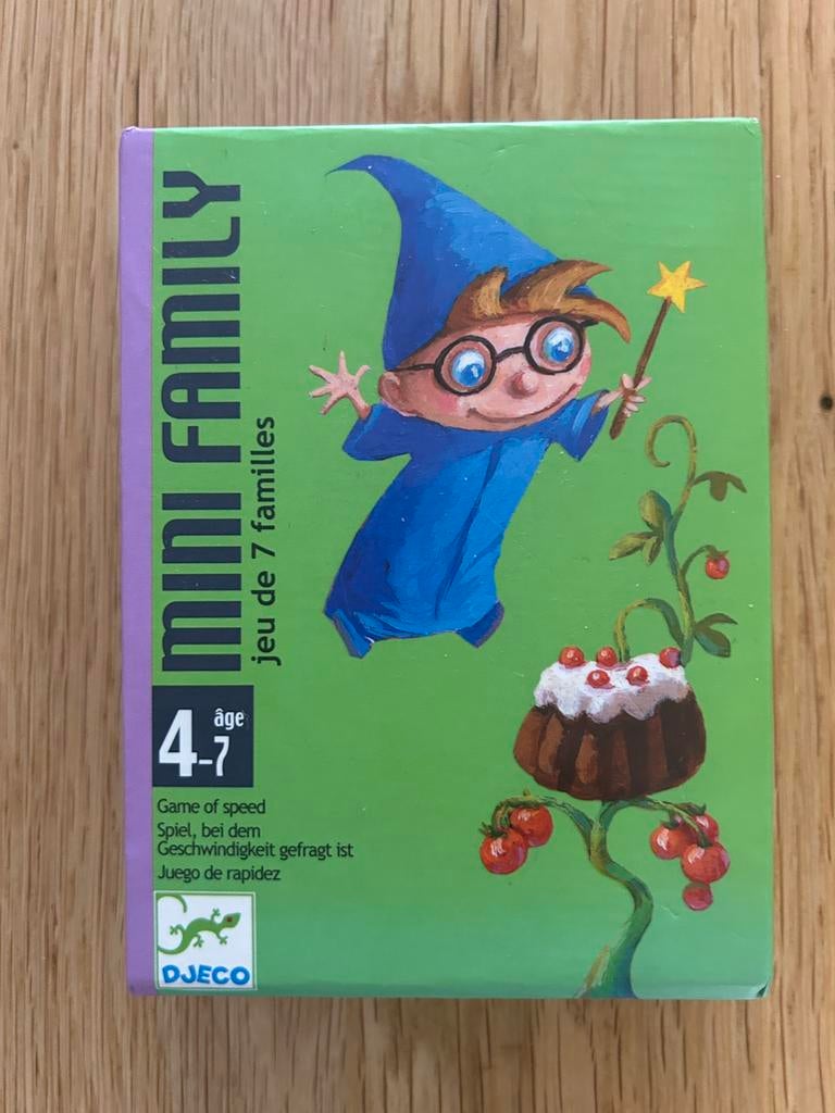 Djeco kwartet Mini family 4-7 jaar, Ophalen of Verzenden, Zo goed als nieuw