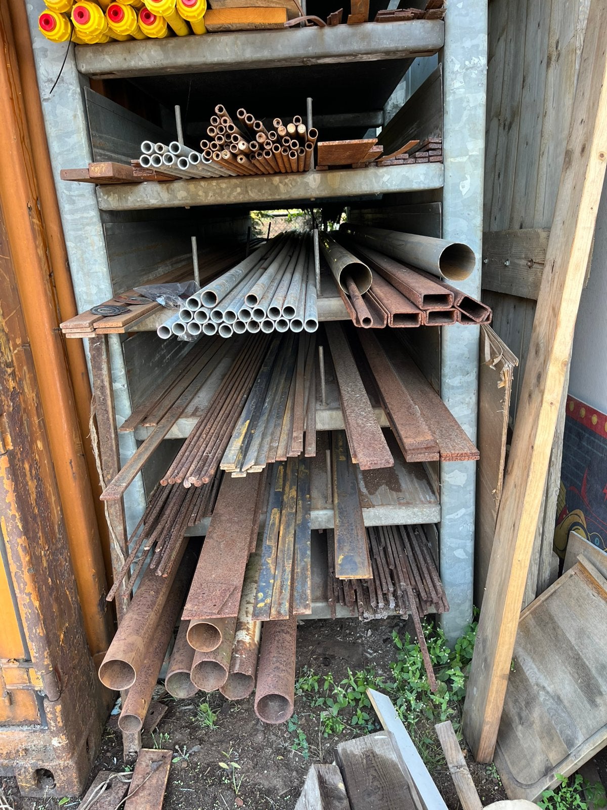 Opruiminggegalvaniseerde buizen 26.7 mm 25 mm 48.3 mm, Ophalen, Nieuw, Minder dan 10 meter, Raster