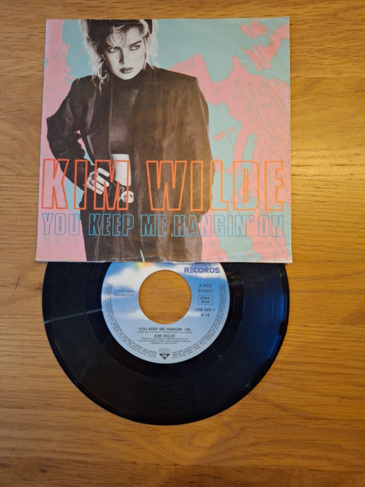 Kim Wilde - You Keep Me Hangin' On - Vinyl Single, Gebruikt, 7 inch, Pop, Single