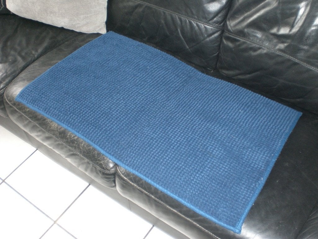 badmat, Ophalen, Zo goed als nieuw, Blauw, Badmat