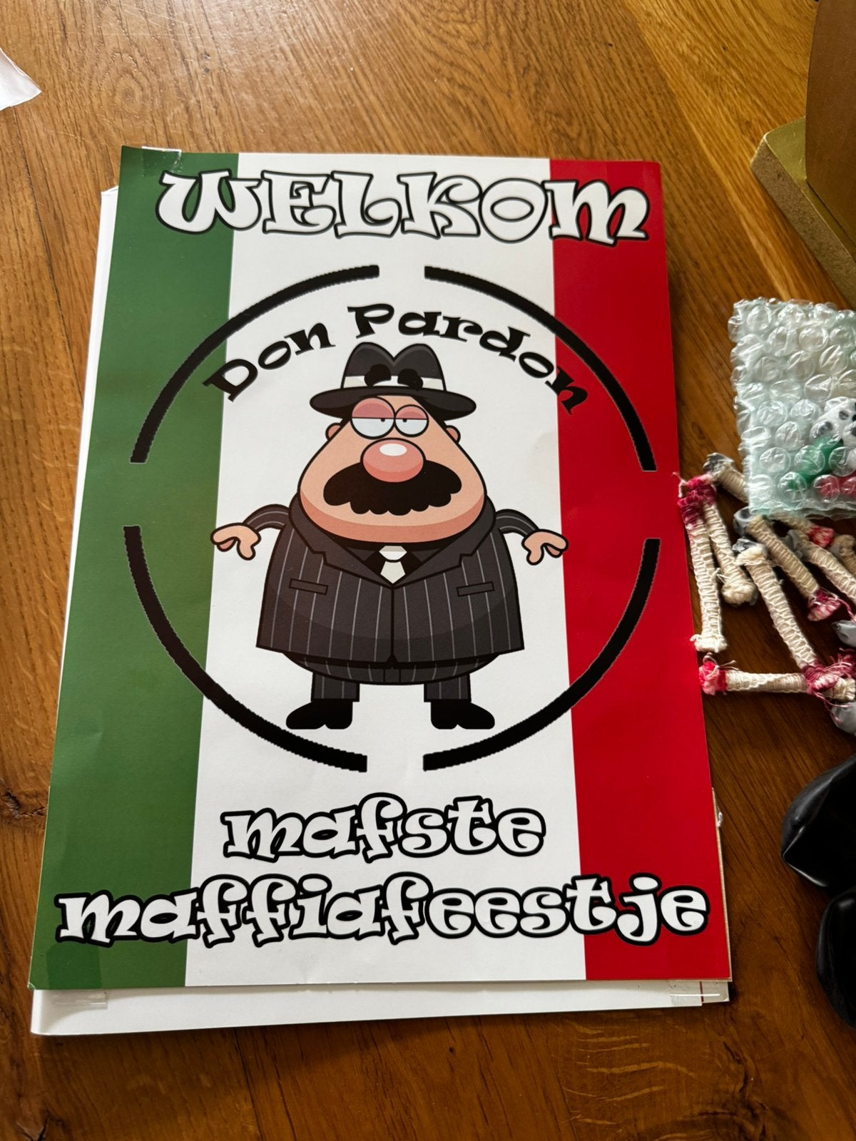 Spelletjes/Attributen voor  kinderfeestje thuis, Ophalen, Zo goed als nieuw