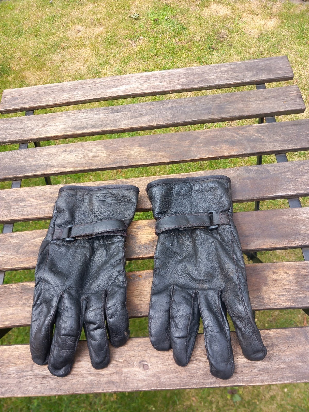 Zwarte leren motorhandschoenen, Motoren, Kleding | Motorkleding, Handschoenen, Heren, Tweedehands, Ophalen of Verzenden