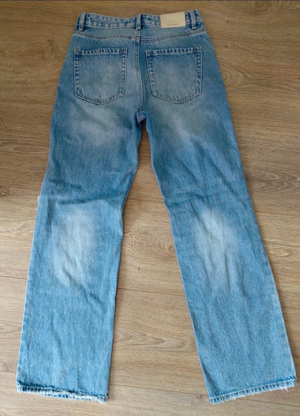 Donkerblauwe stradivarius jeans, Kleding | Dames, Blauw, Ophalen of Verzenden, Zo goed als nieuw, W28 - W29 (confectie 36)