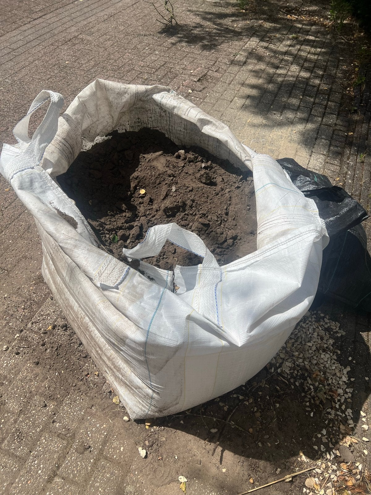 Zwarte grond (ca 0.5 m3), Ophalen, Gebruikt, Straatzand