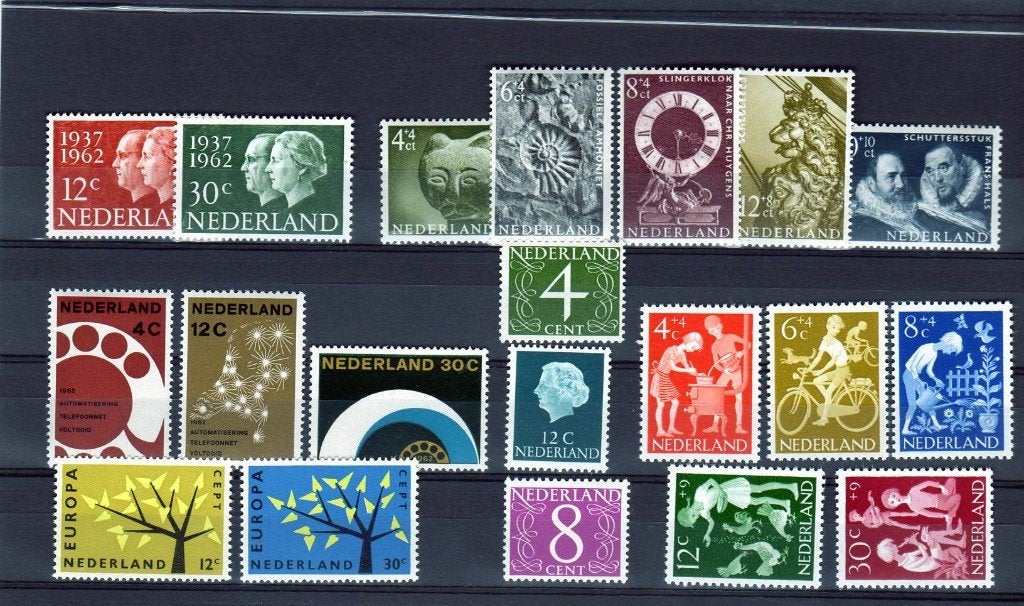 Jaargang 1962 postfris, Ophalen of Verzenden, Na 1940, Postfris