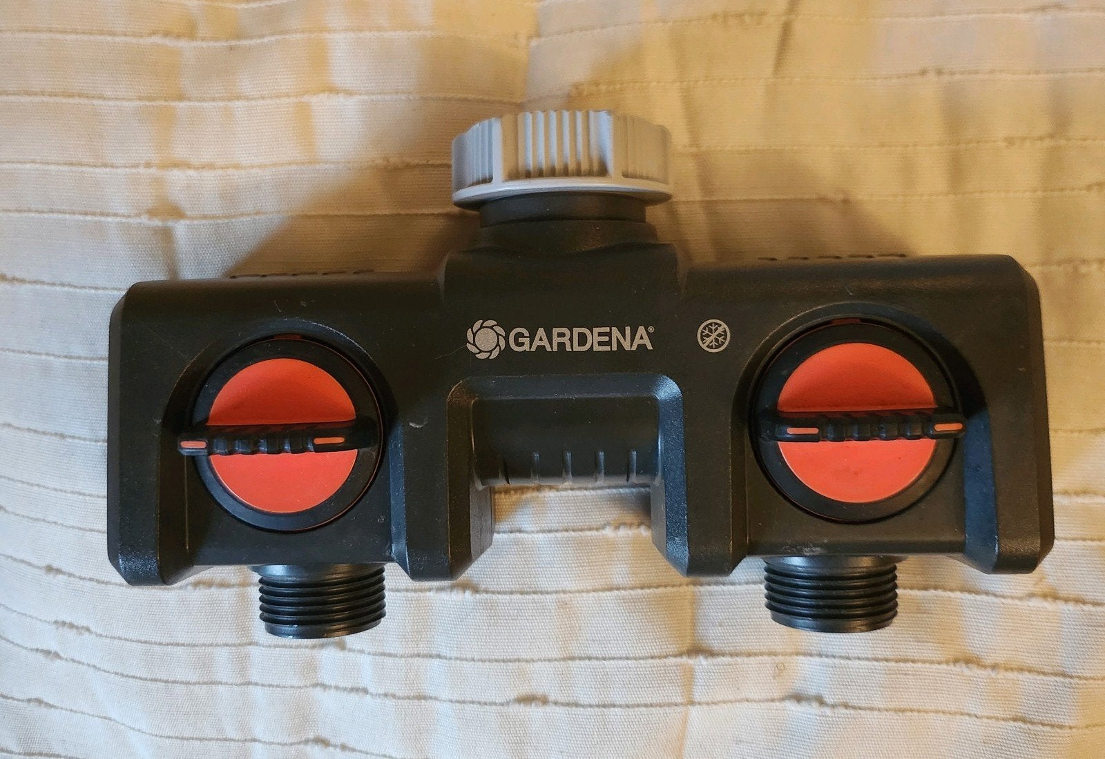 Gardena 2-way distributor, Ophalen of Verzenden, Zo goed als nieuw, Tuinslang