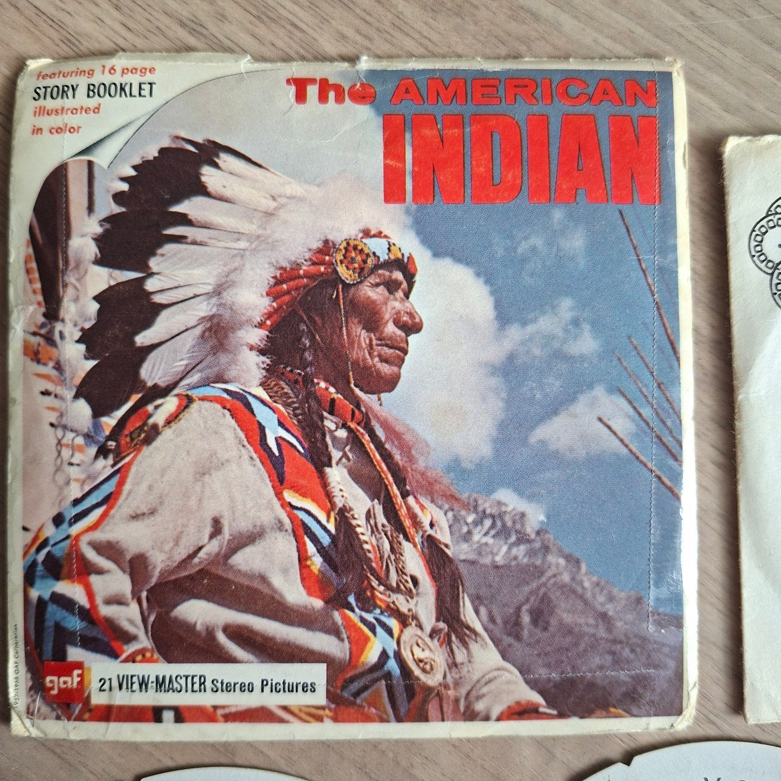 View-Master The American 1957  Indian GAF 21 Stereo Pictures, Verzamelen, Ophalen of Verzenden