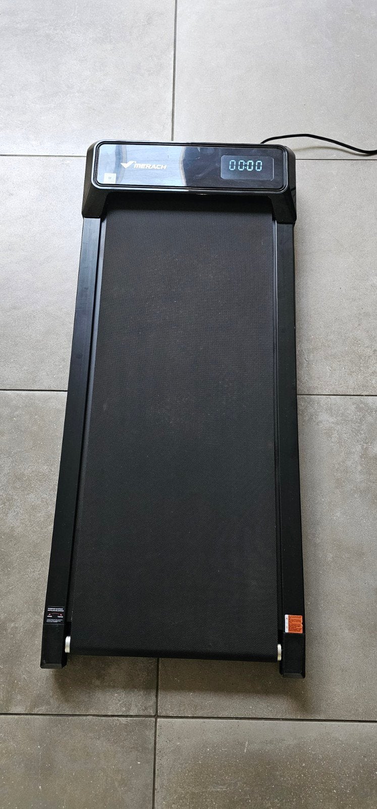 Compacte Merach Loopband met Afstandsbediening, Sport en Fitness, Ophalen, Zo goed als nieuw, Metaal, Loopband