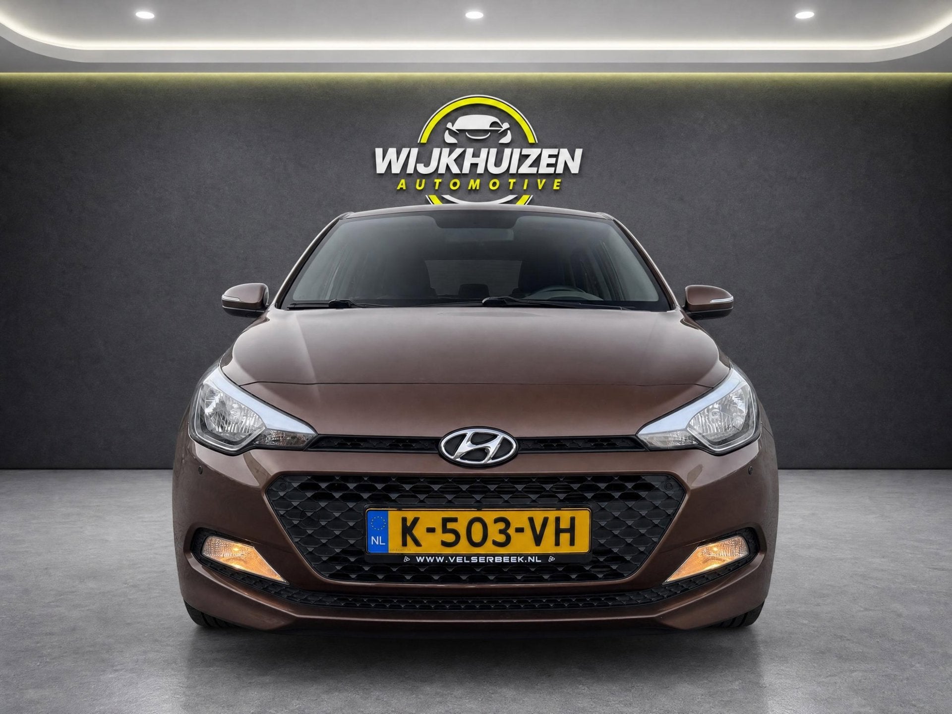 Hyundai I20 1.2 LP i-Drive met Airco ! Stoelverwarming ! Net, Auto's, Hyundai, 4 cilinders, Bruin, Origineel Nederlands, Bedrijf