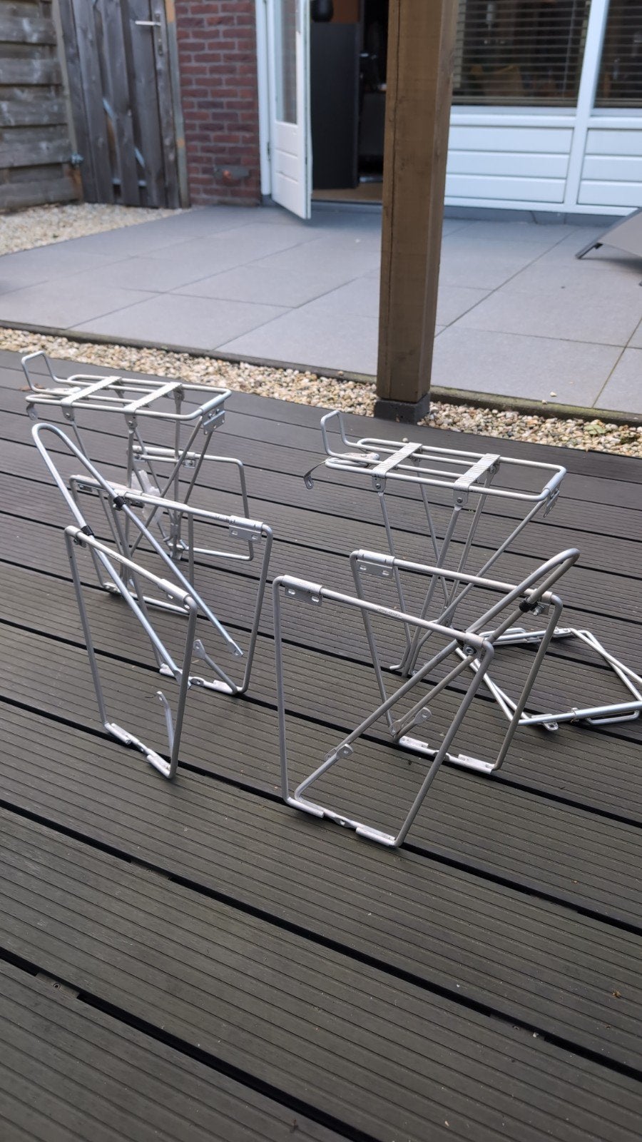 Een lichtgewicht fietstassen drager set, Ophalen of Verzenden, Gebruikt, AGU