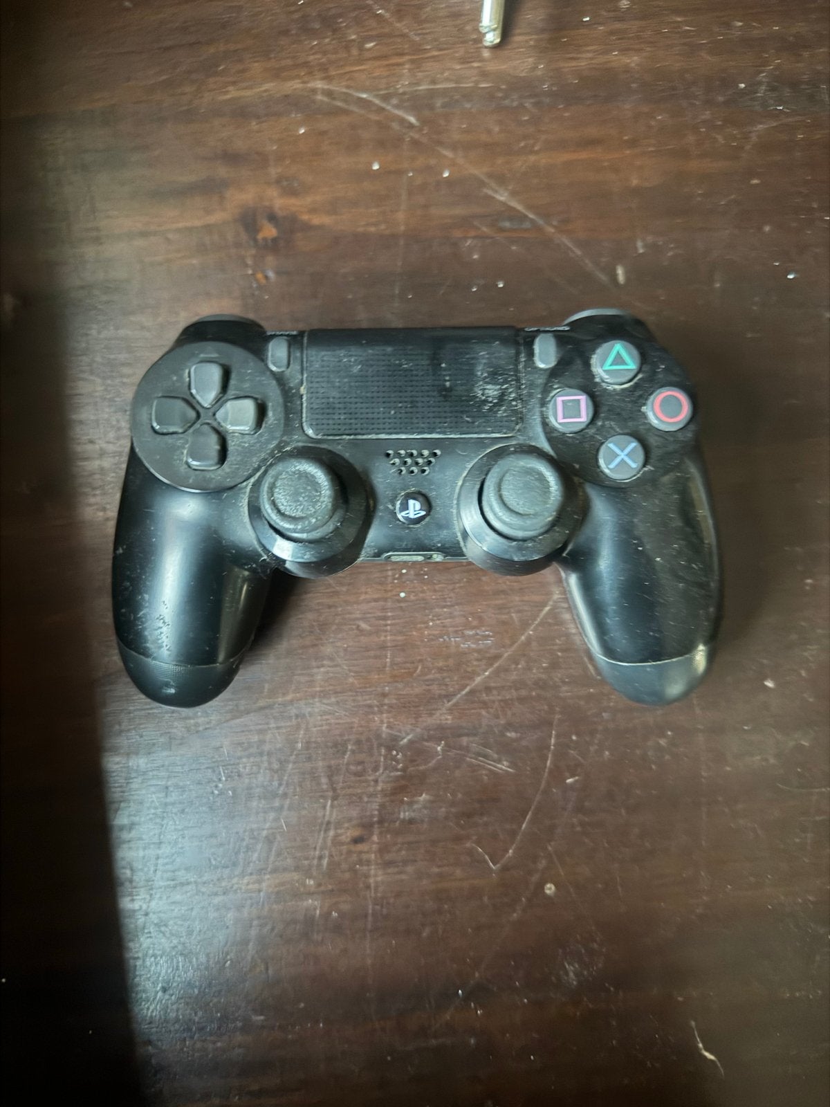 Gebruikte PlayStation 4 Controller - Zwart, Ophalen of Verzenden, Gebruikt, Controller, PlayStation 4
