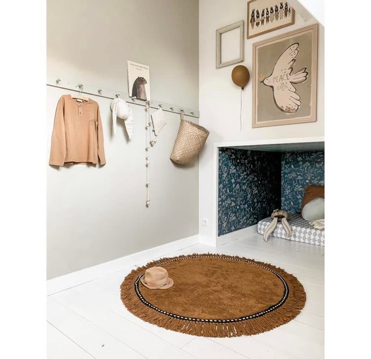 Vloerkleed Lily Clay | Tapis Petit | Ø110 cm | NIEUW!!, Bruin, 200 cm of meer, Ophalen of Verzenden, Zo goed als nieuw