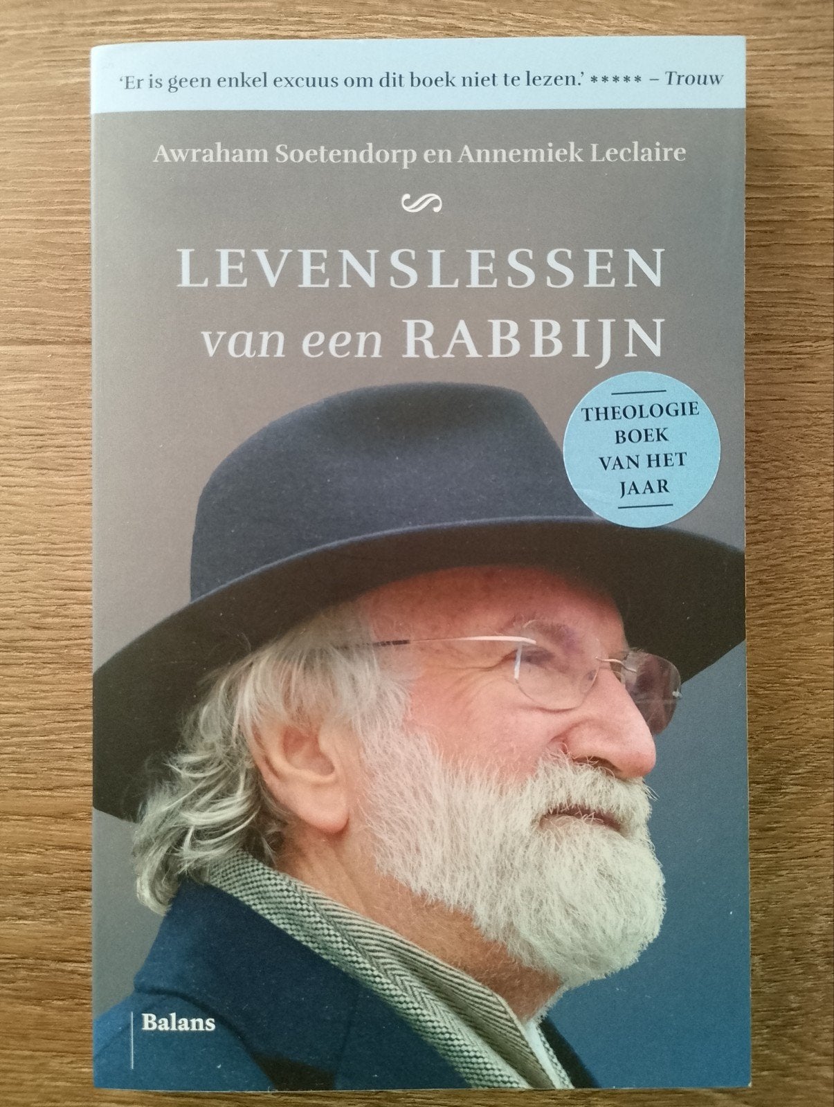 Awraham Soetendorp LEVENSLESSEN VAN EEN RABBIJN, Ophalen of Verzenden, Zo goed als nieuw, Annemiek Leclaire, Jodendom