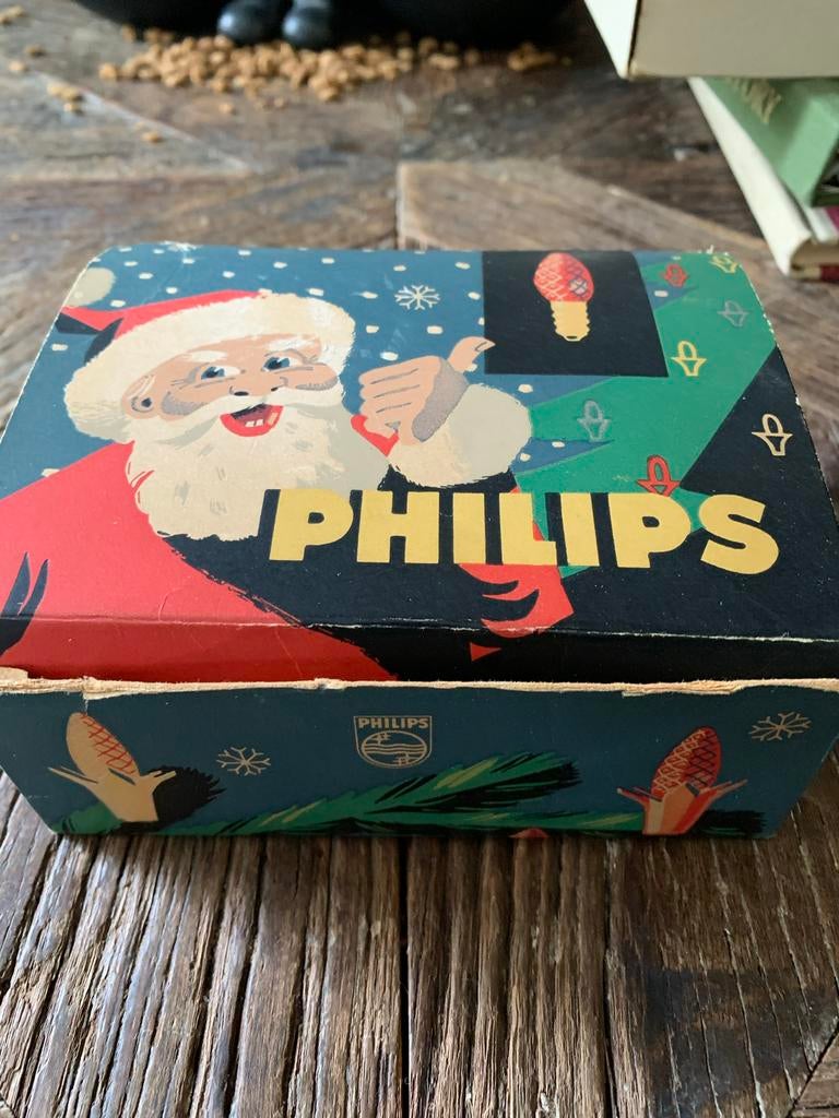Lampendoosje kerst philips, Diversen, Kerst, Gebruikt, T, Ophalen of Verzenden, N