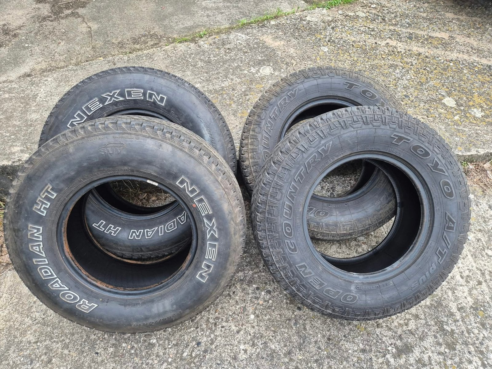 Banden 15 inch, Ophalen