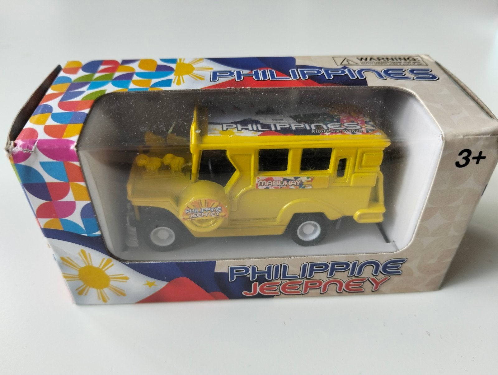 Philippines Jeepney Speelgoedauto Geel - Collectors Item, Ophalen of Verzenden, Nieuw