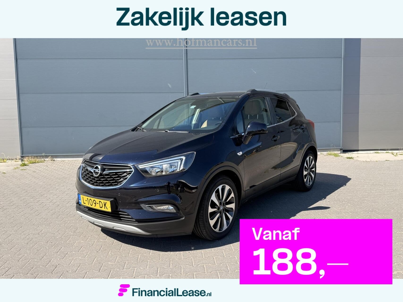 Opel Mokka X 1.4 Turbo Innovation (2018) – Leder | Stoel-, Voorwielaandrijving, Gebruikt, Euro 6, Blauw