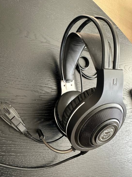 Qware Gaming Headset voor PS5 - Zwart, Ophalen of Verzenden, Gebruikt
