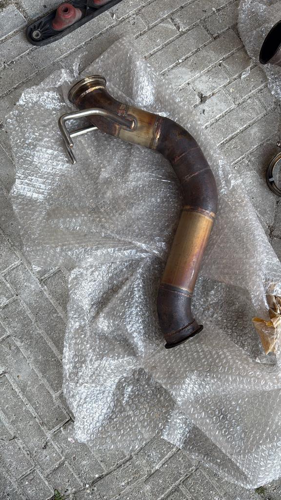 Downpipe + sport katalysator 200 cells, Auto-onderdelen, Ophalen, Gebruikt