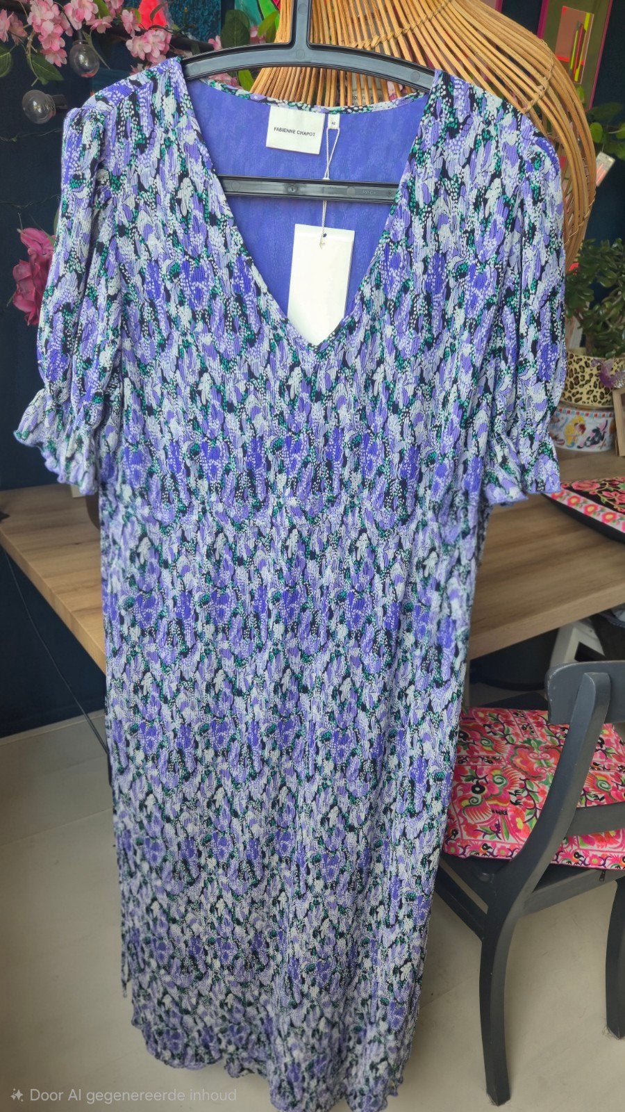 Fabienne Chapot Pauline Jurk - Nieuw met kaartjes, Kleding | Dames, Paars, Maat 42/44 (L), Nieuw, Ophalen of Verzenden
