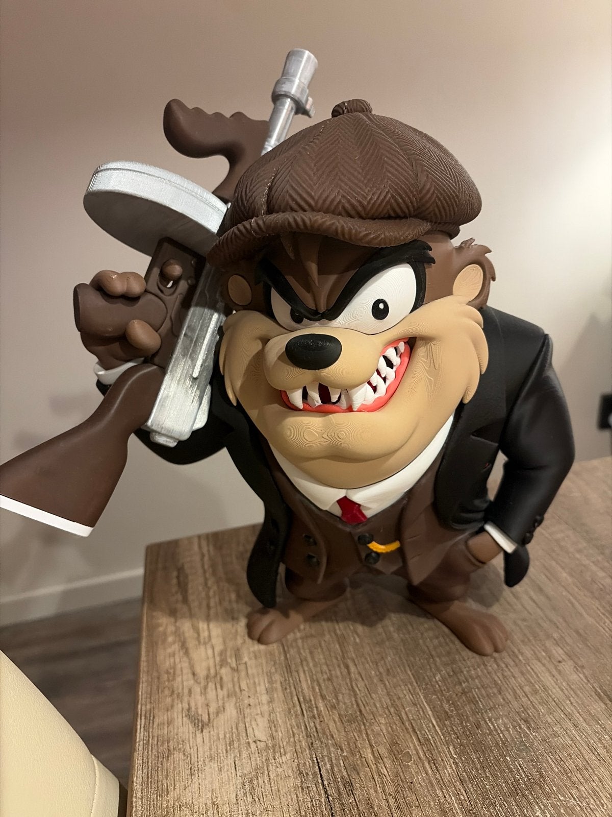 Taz Peaky Blinders 3D Geprint Beeld - 32 cm hoog, Ophalen of Verzenden, Nieuw