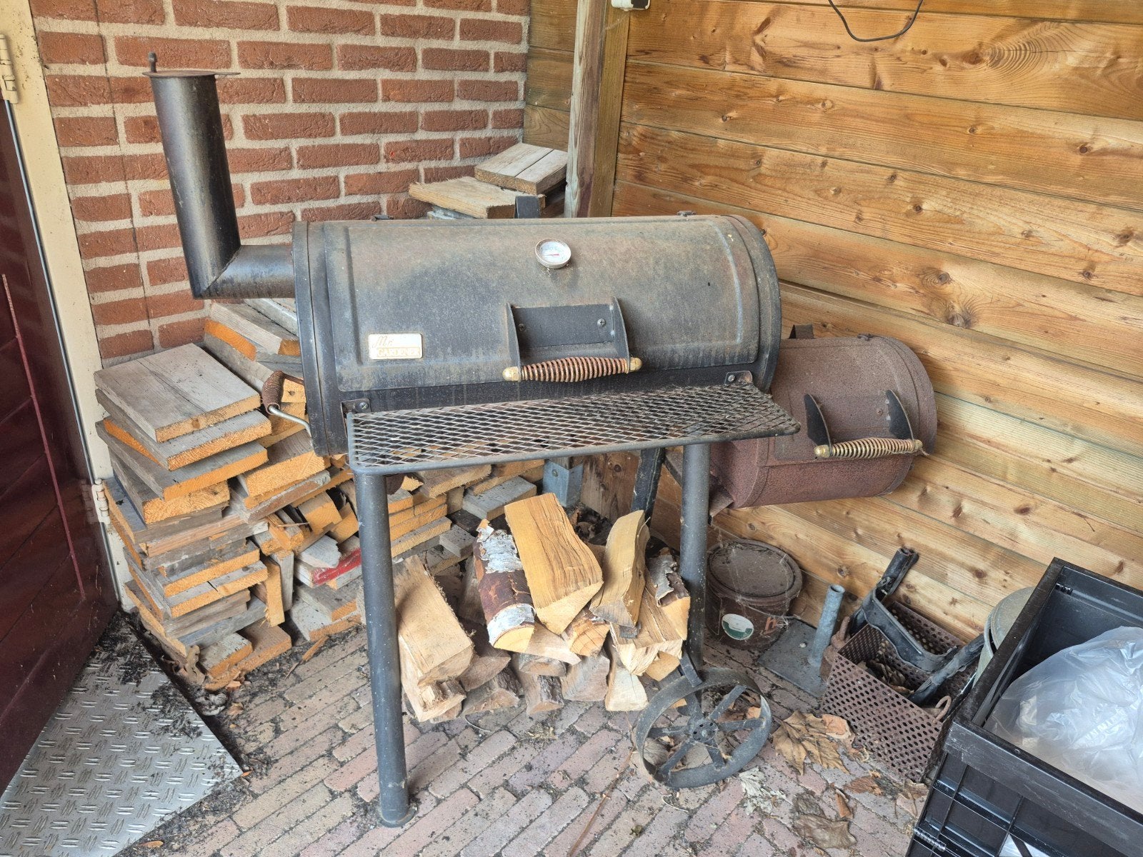 Smoker bbq, Ophalen, Gebruikt