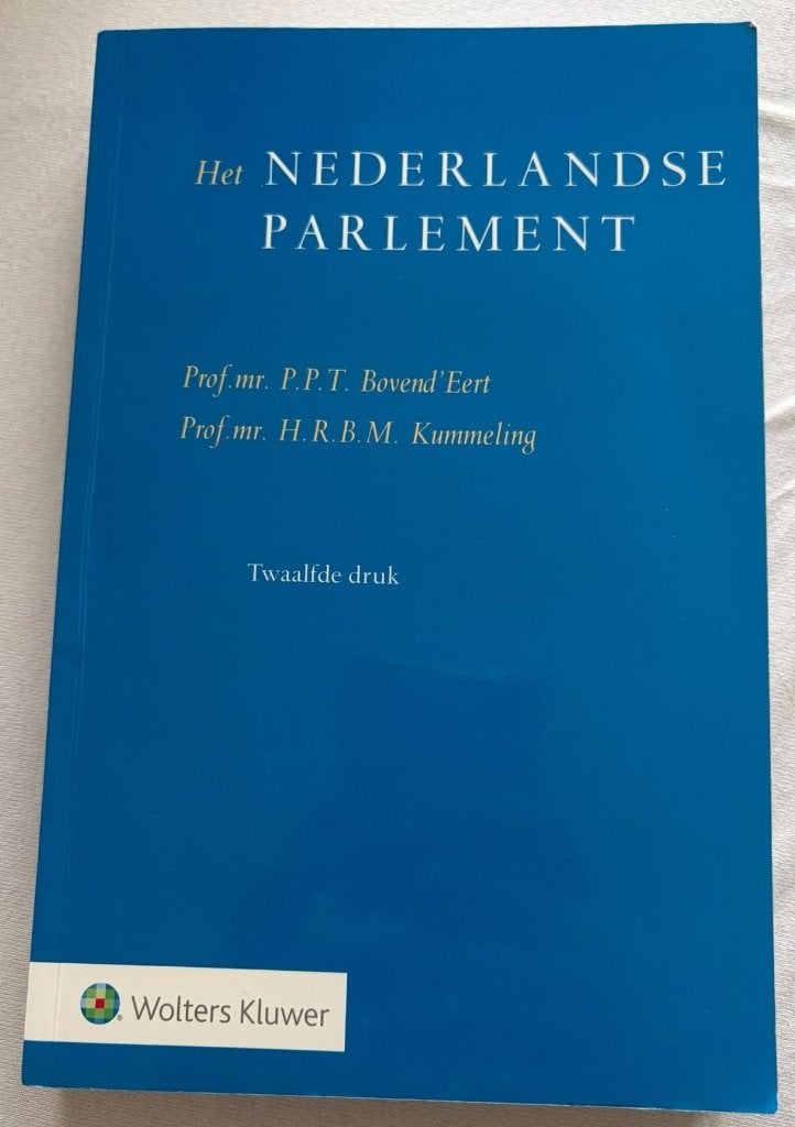 Het Nederlandse parlement, Boeken, Gelezen, Overige vakken, Ophalen of Verzenden, Wolters Kluwer