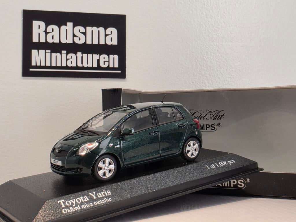 Toyota Yaris 5drs - oxford mica green - 1:43 Minichamps, Auto, Nieuw, Ophalen of Verzenden, MiniChamps