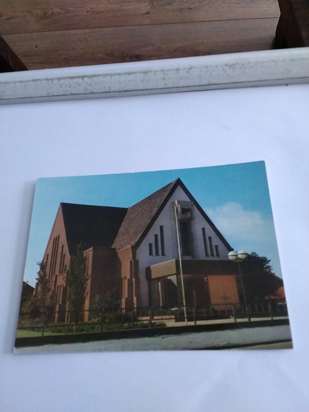 Ansichtkaart Waddinxveen - Kruiskerk (ongelopen), Verzamelen, Ophalen of Verzenden, 1960 tot 1980, Ongelopen, Zuid-Holland